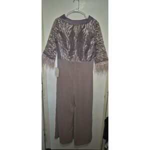 LT Landing Bride Overall Jumpsuit Light Lavender New 2 XL or 3 XL